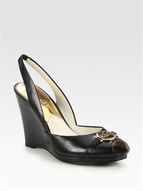 michael kors slingback pumps|michael kors open toe pumps.